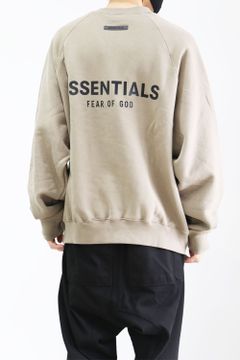 21SS BACK LOGO SWEAT (RUBBER) / トープ
