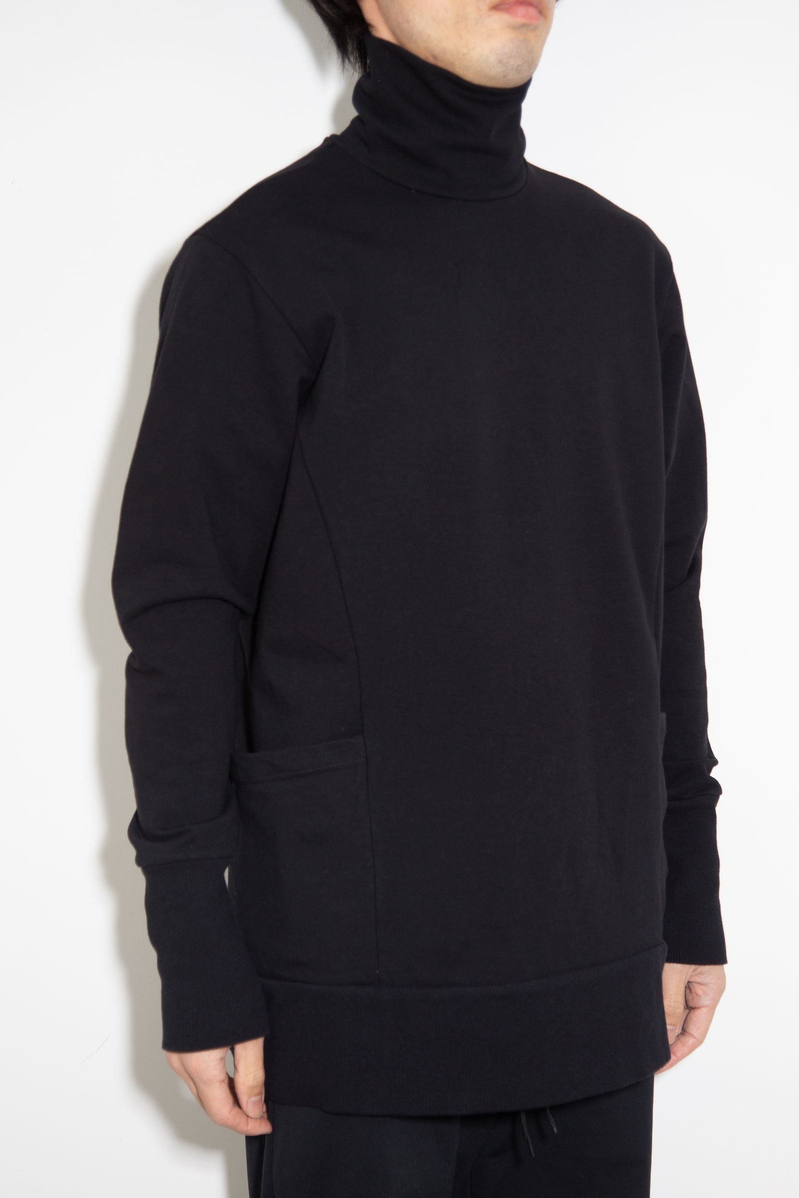 SIDE POCKET JERSEY / ブラック