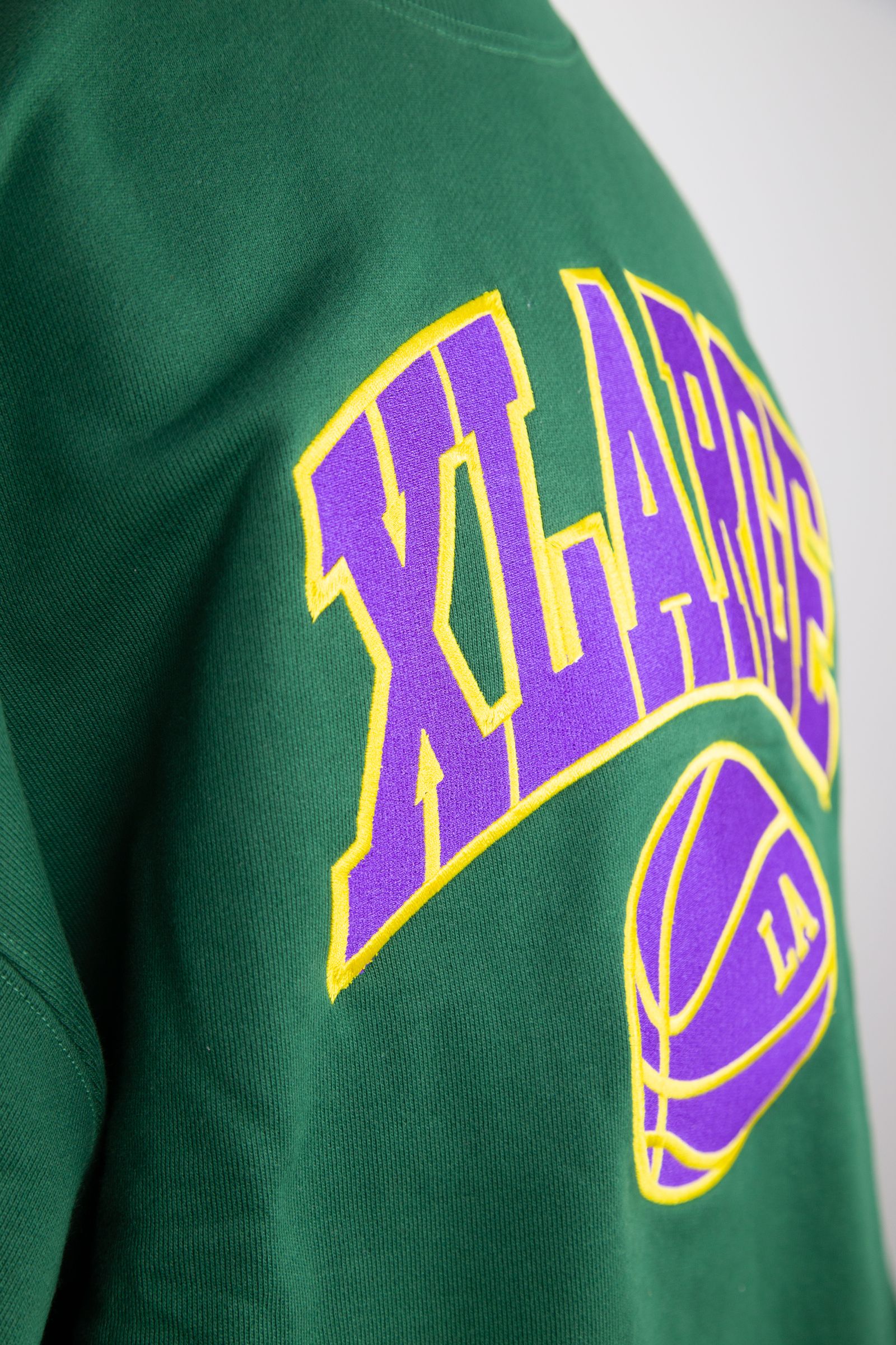 XLARGE - COLLEGE LOGO CREWNECK SWEAT / グリーン | Tempt