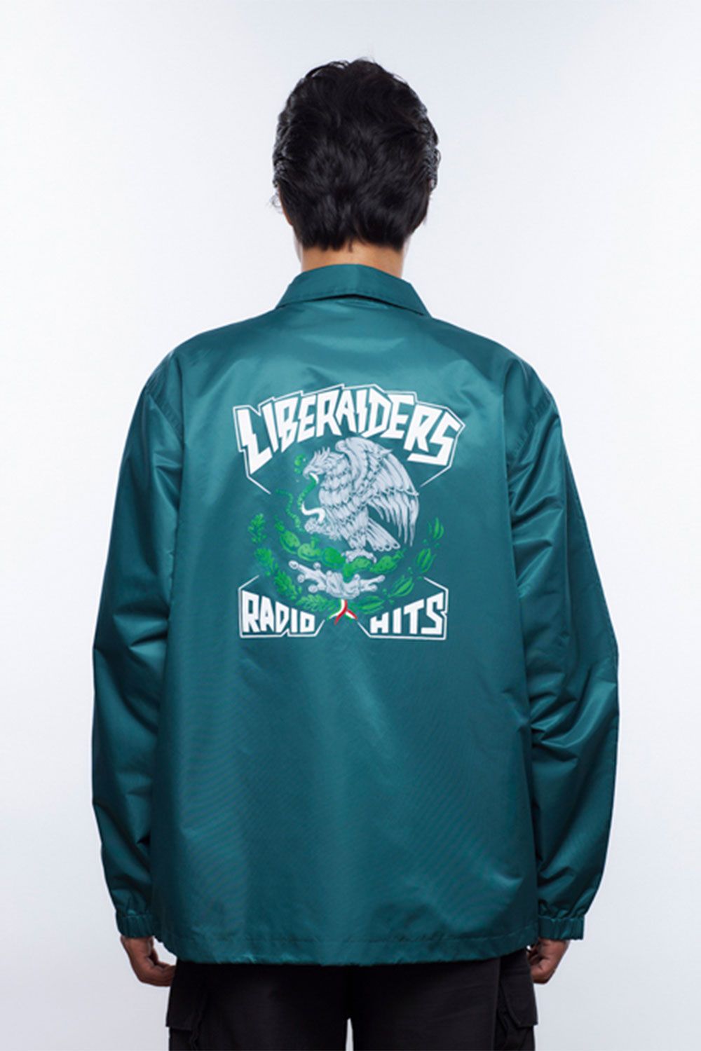 RADIO HITS COACH JACKET / グリーン