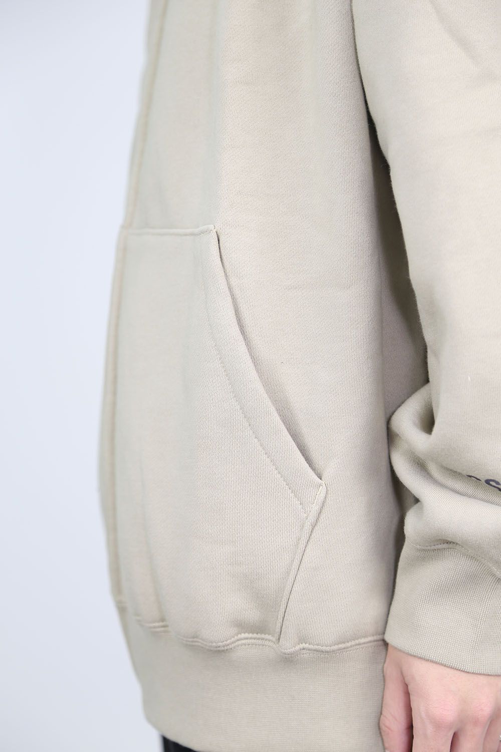 FULL ZIP HOODIE / タン