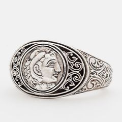 Alexander the Great Symbol Ring / GR060