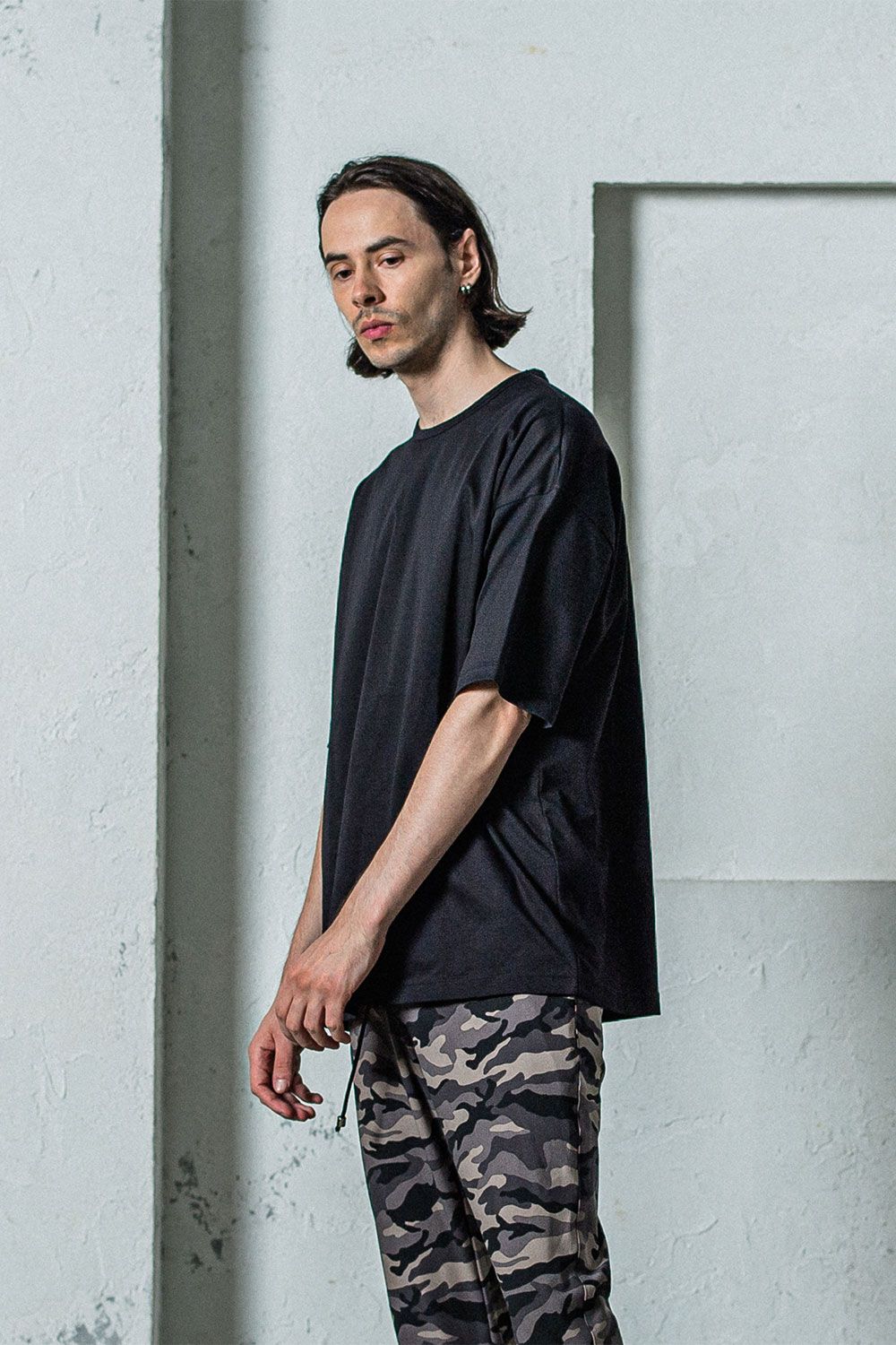 [人気継続商品]  FINEST BASIC LOOSE T / ブラック