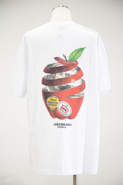 【ICECREAM】 BIG APPLE T-SHIRT / ホワイト