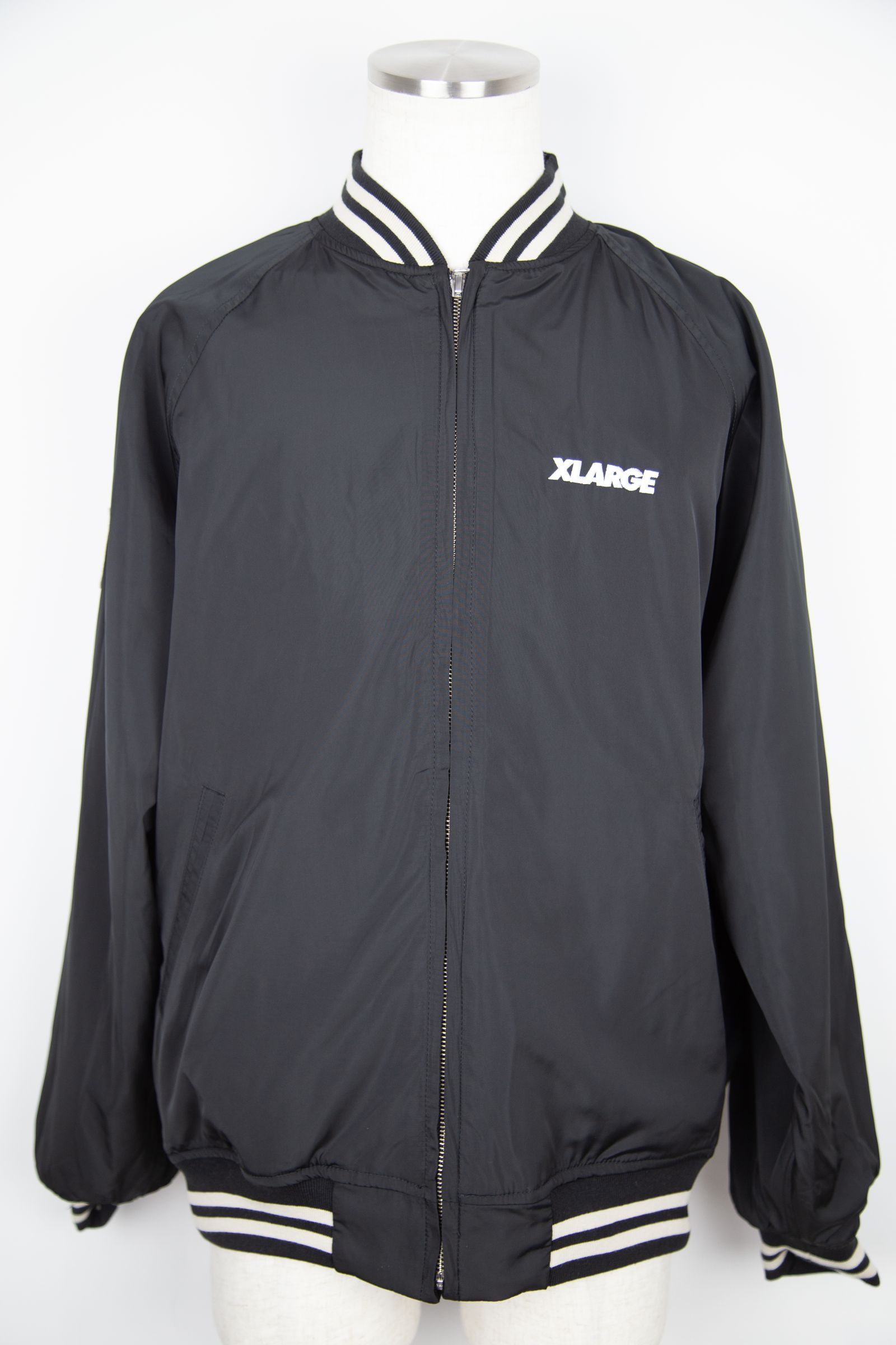 XLARGE - REVERSIBLE BASEBALL JACKET / ブラック | Tempt