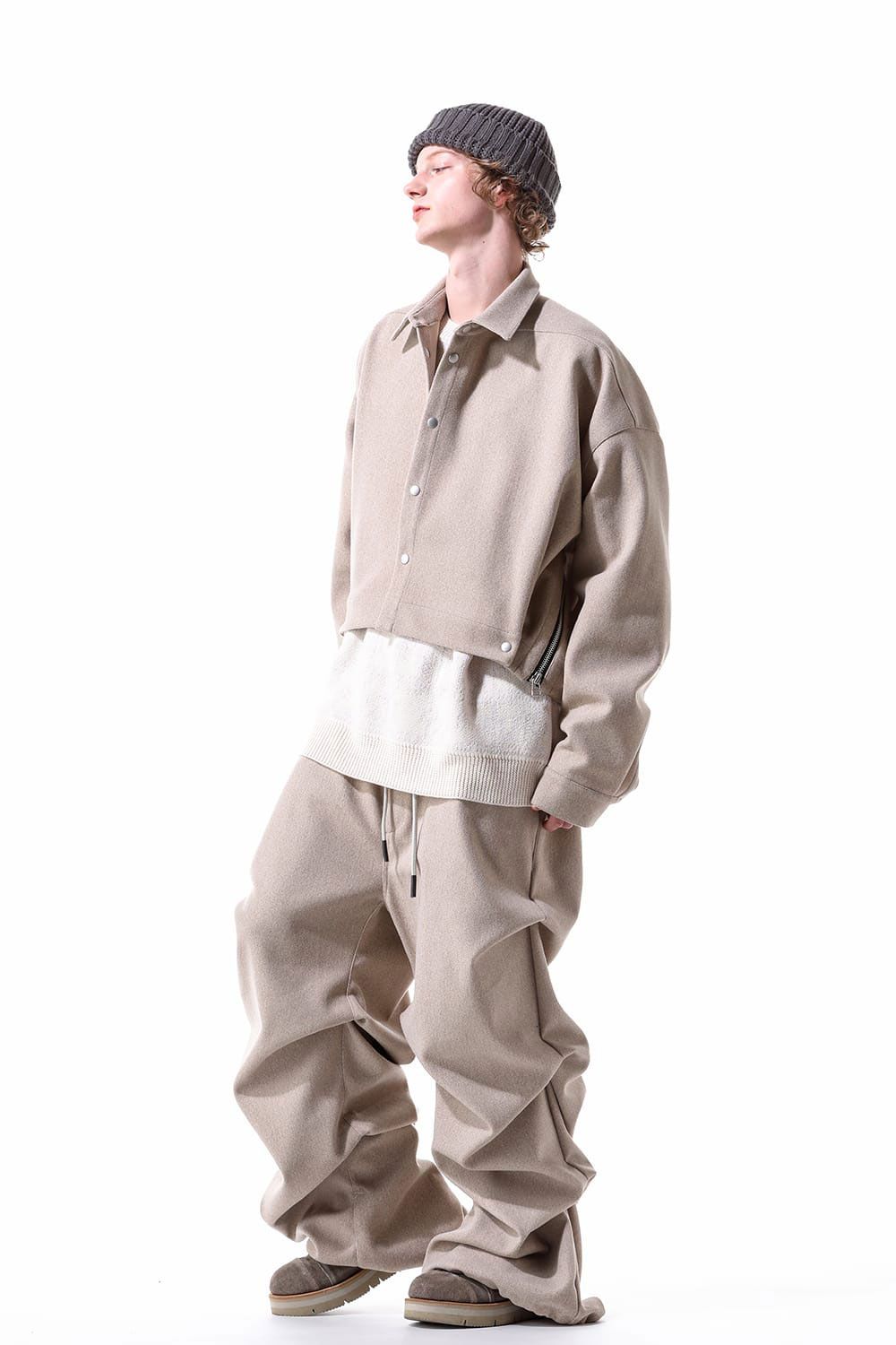 A.F ARTEFACT - タックワイドパンツ / Tuck Wide Pants