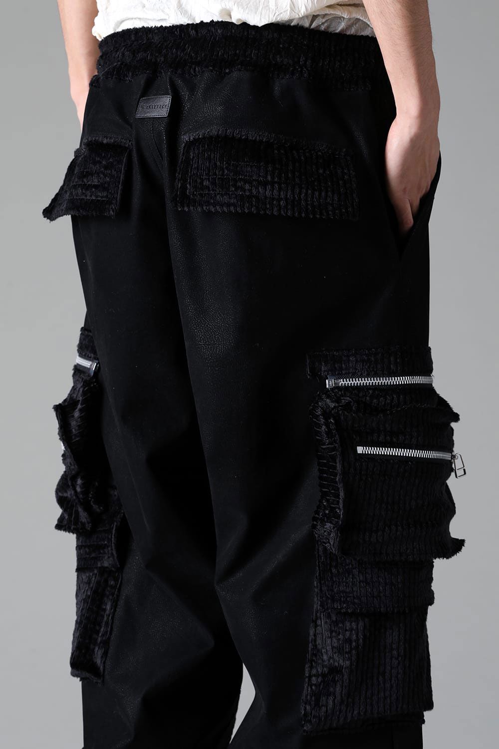 CARGO WIDE PANTS / ブラック