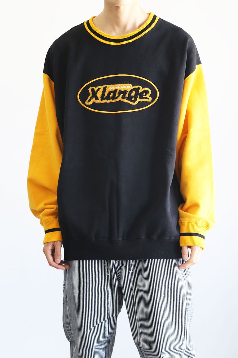 XLARGE - RETRO CREW NECK SWEAT / ブラック | Tempt