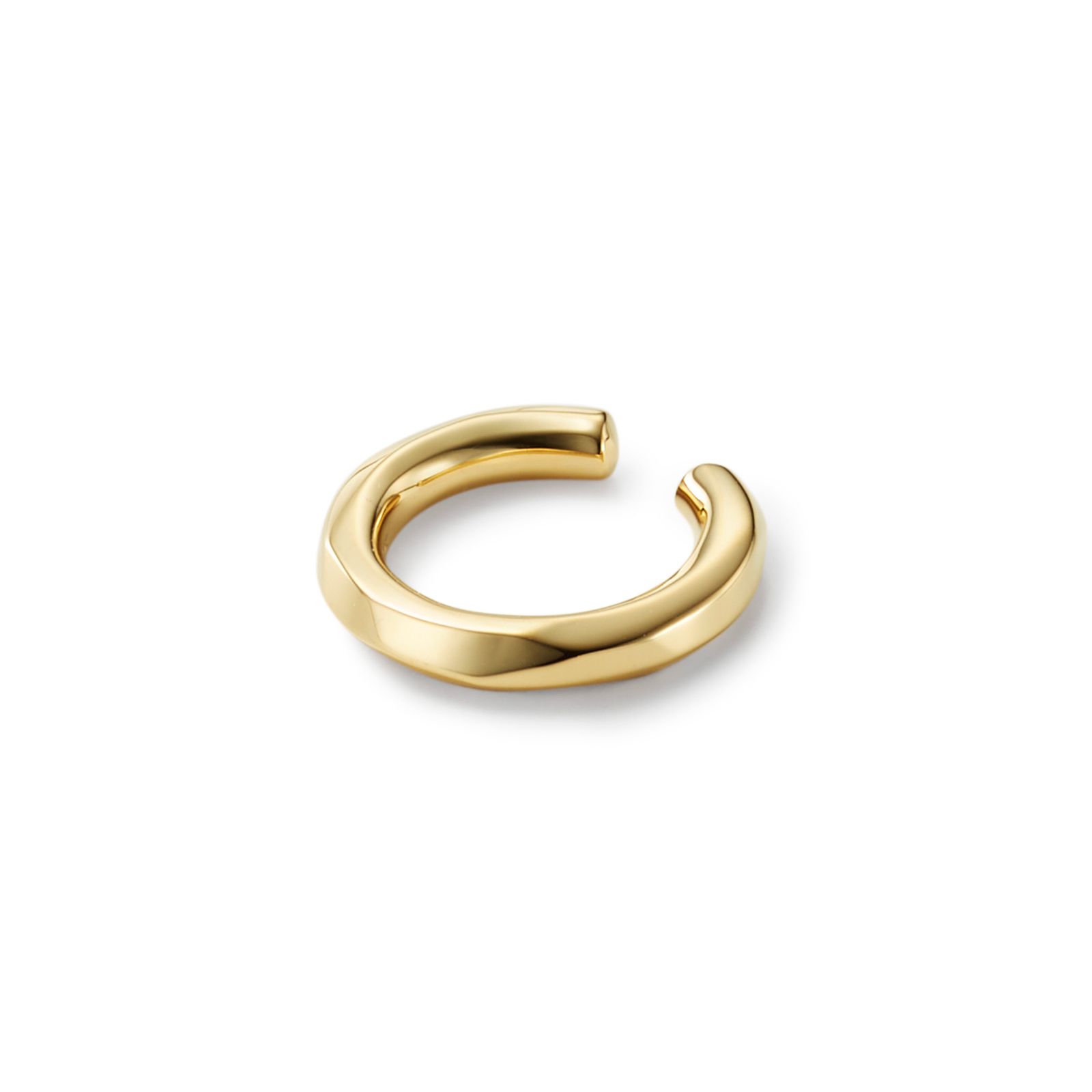 Crockery Hoop Earcuff - S - GOLD