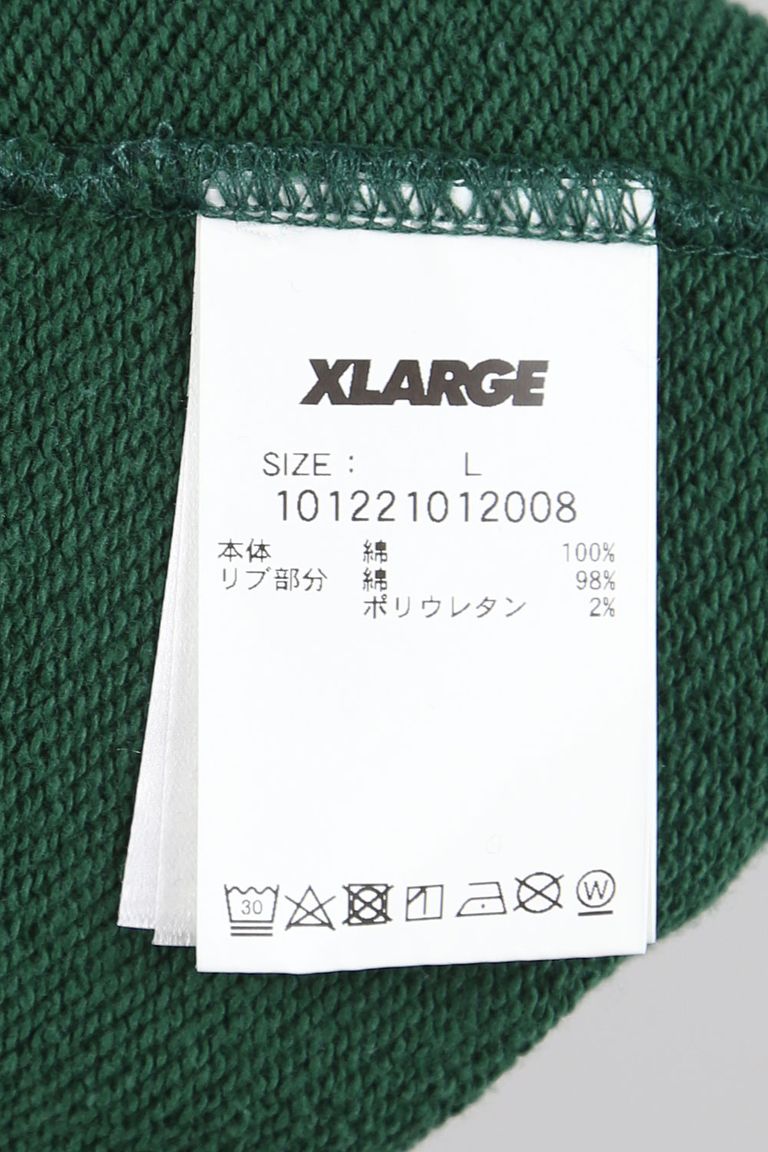 XLARGE OG TWO TONE PULLOVER HOODED SWEAT グリーン Tempt