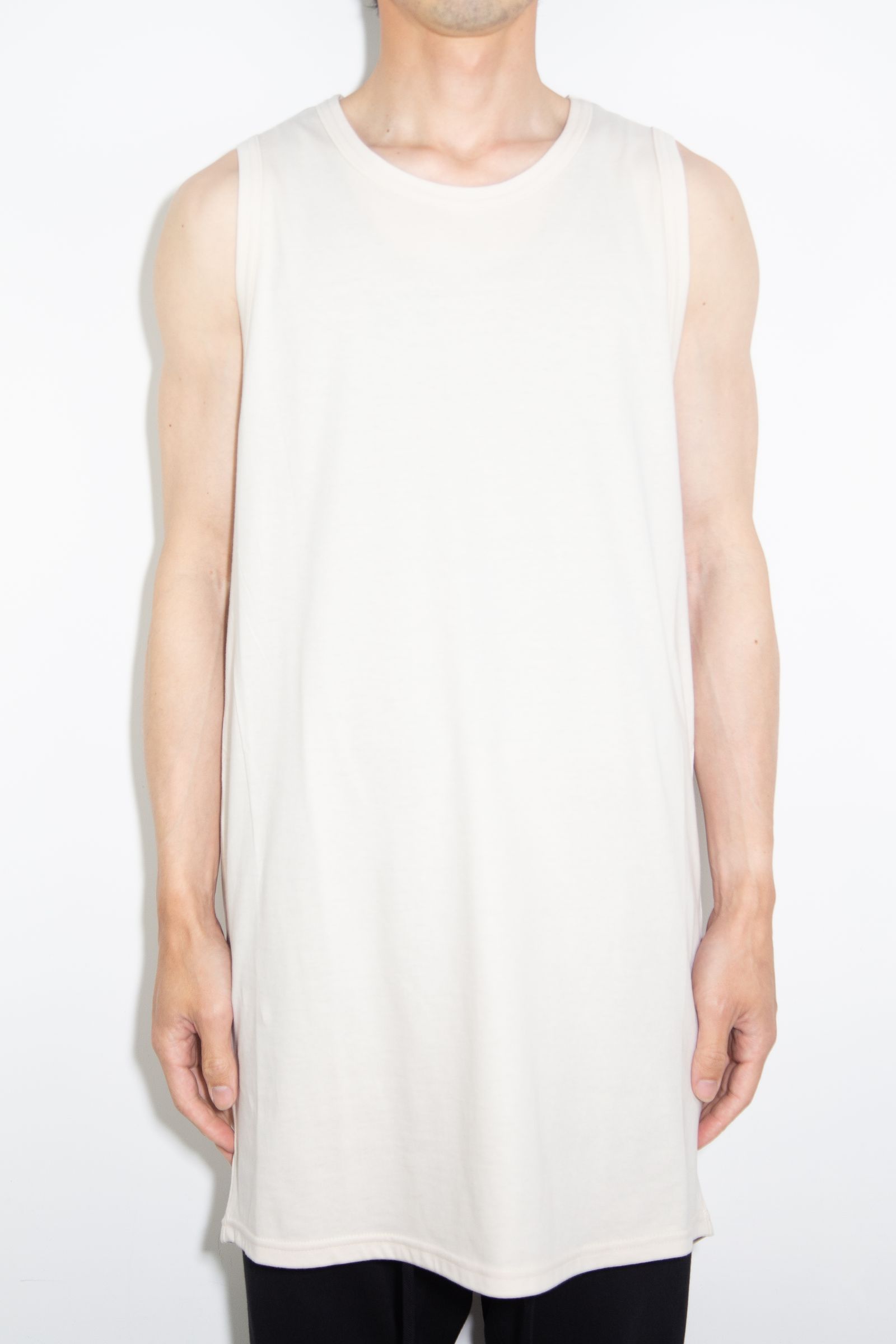 ロングタンクトップ / Long Tank Top / アイボリー / ag-6083-1