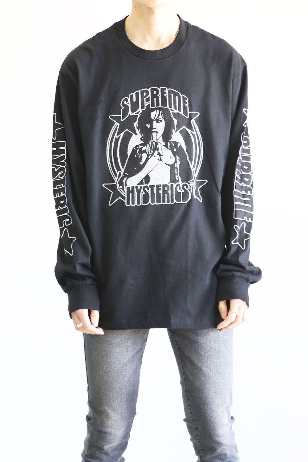 【Supreme × HYSTERIC GLAMOUR】L/S TEE / ホワイト - S