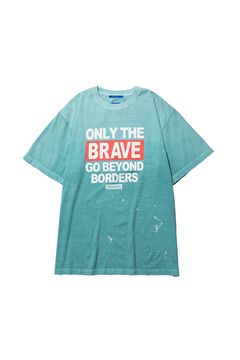 ［ラスト1点 サイズL］FADED BRAVE TEE / グリーン