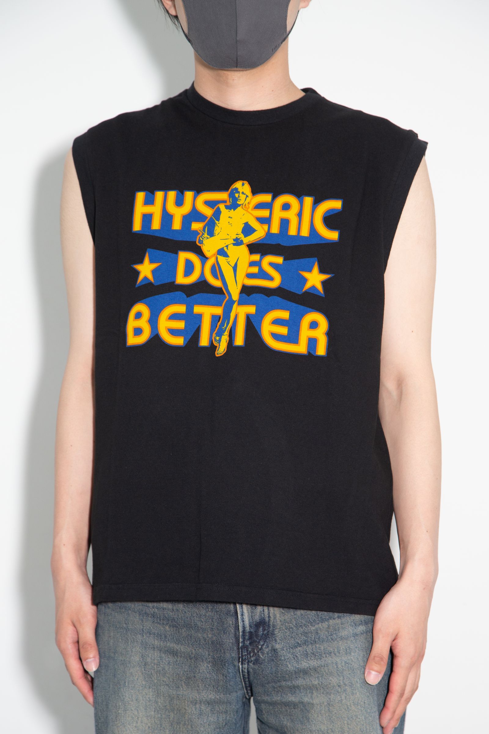 HYSTERIC DOES BETTER ノースリーブTシャツ / ブラック