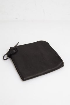 JP SHOULDER GARMENT-DYED COIN PURSE / ブラック