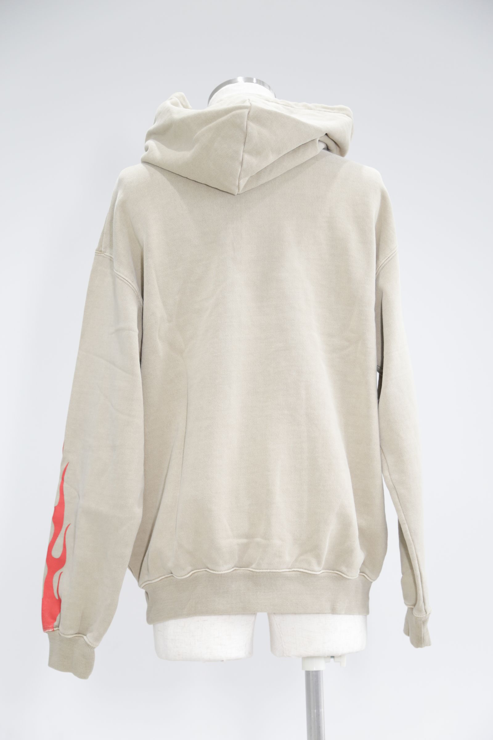 XLARGE - PIGMENT DYED PEACE HOODED SWEATSHIRT / ベージュ | Tempt