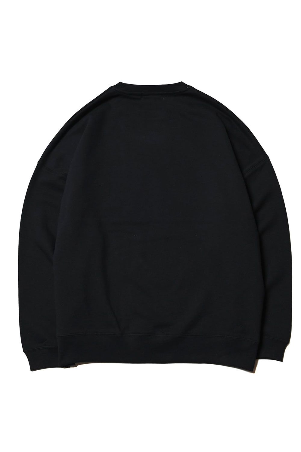 CLASSIC LOCAL LOGO DROP SHOULDER CREW NECK SWEAT / ブラック