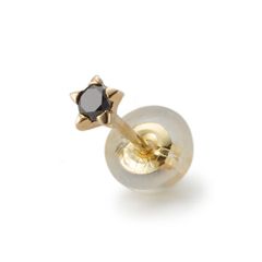K18YG Minimal Star Pierce / ブラック