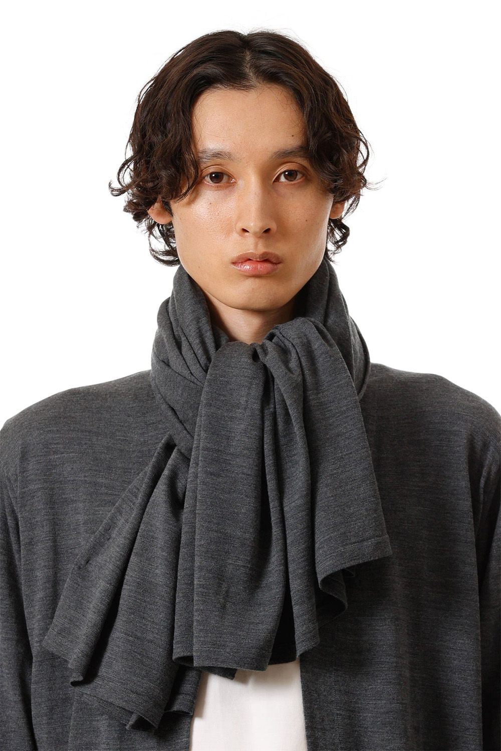× JOHN SMEDLEY MERINO EXTRAFINE WIDE STOLE