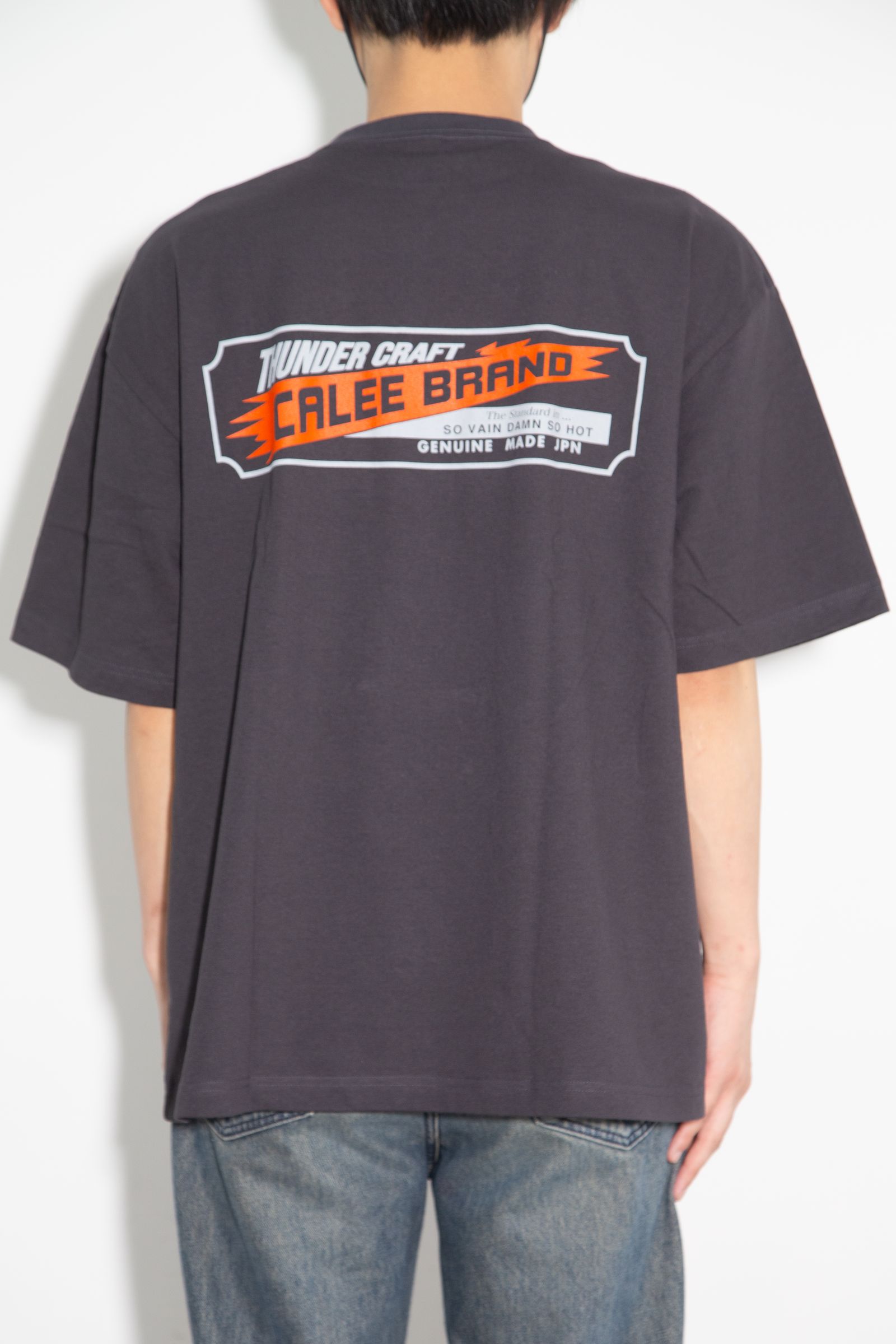 VINTAGE TYPE THUNDER CRAFT POCKET TEE / チャコール