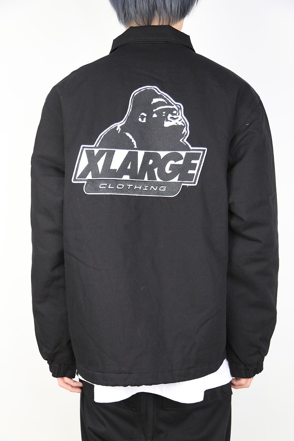 XLARGE OG LOGO COACHES JACKET BLACK M