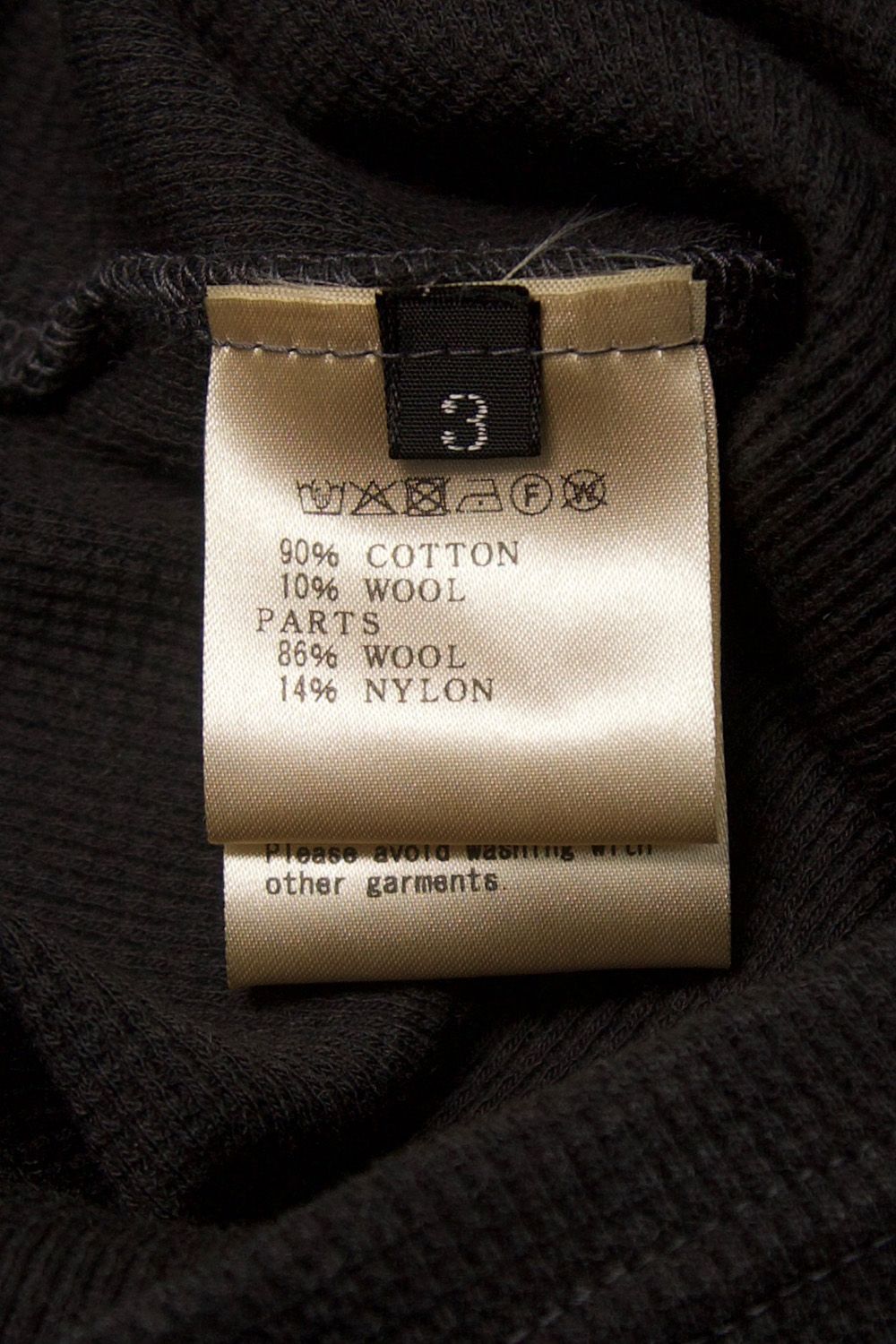 LAYERED CREW NECK TOP / ダークグレー / ag-12111
