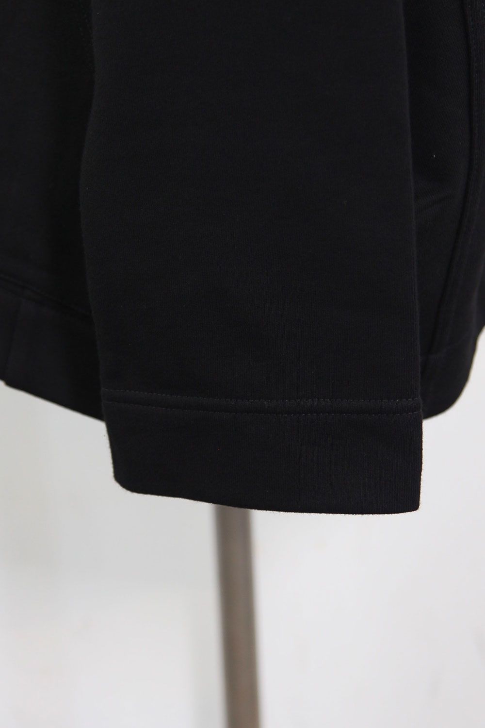 スウェットドルマンジップフーディ / Sweat Dolman Zip Hoodie / ブラック