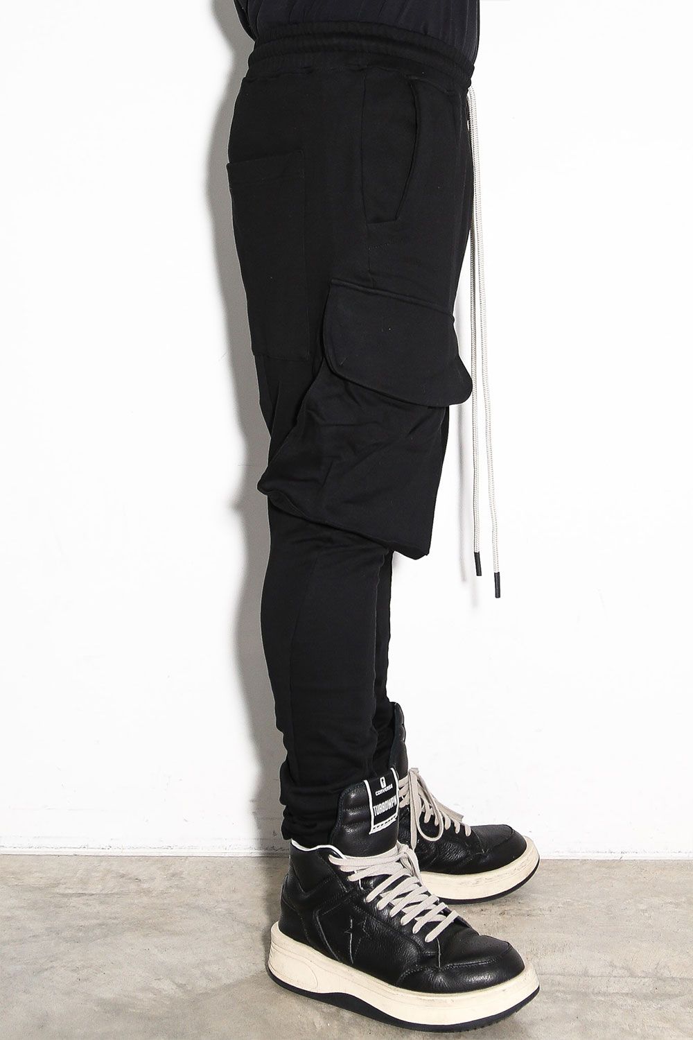 ジョッパーカーゴスウェットパンツ / Sweat Cargo Jodhpurs / ブラック / ag-10046