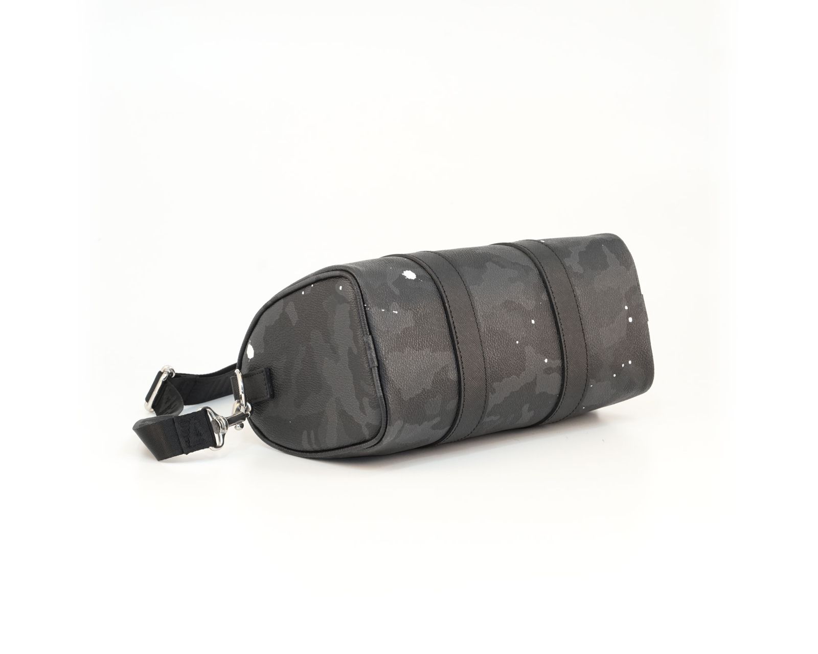 [4月下旬頃入荷予定] ミニボストンバッグ / ブラックカモ