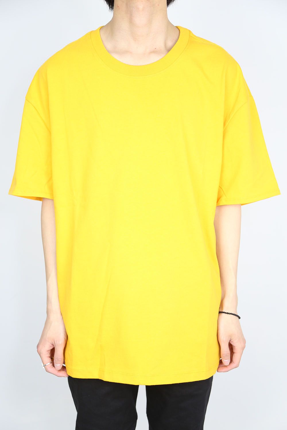 BACK LOGO S/S TEE / イエロー