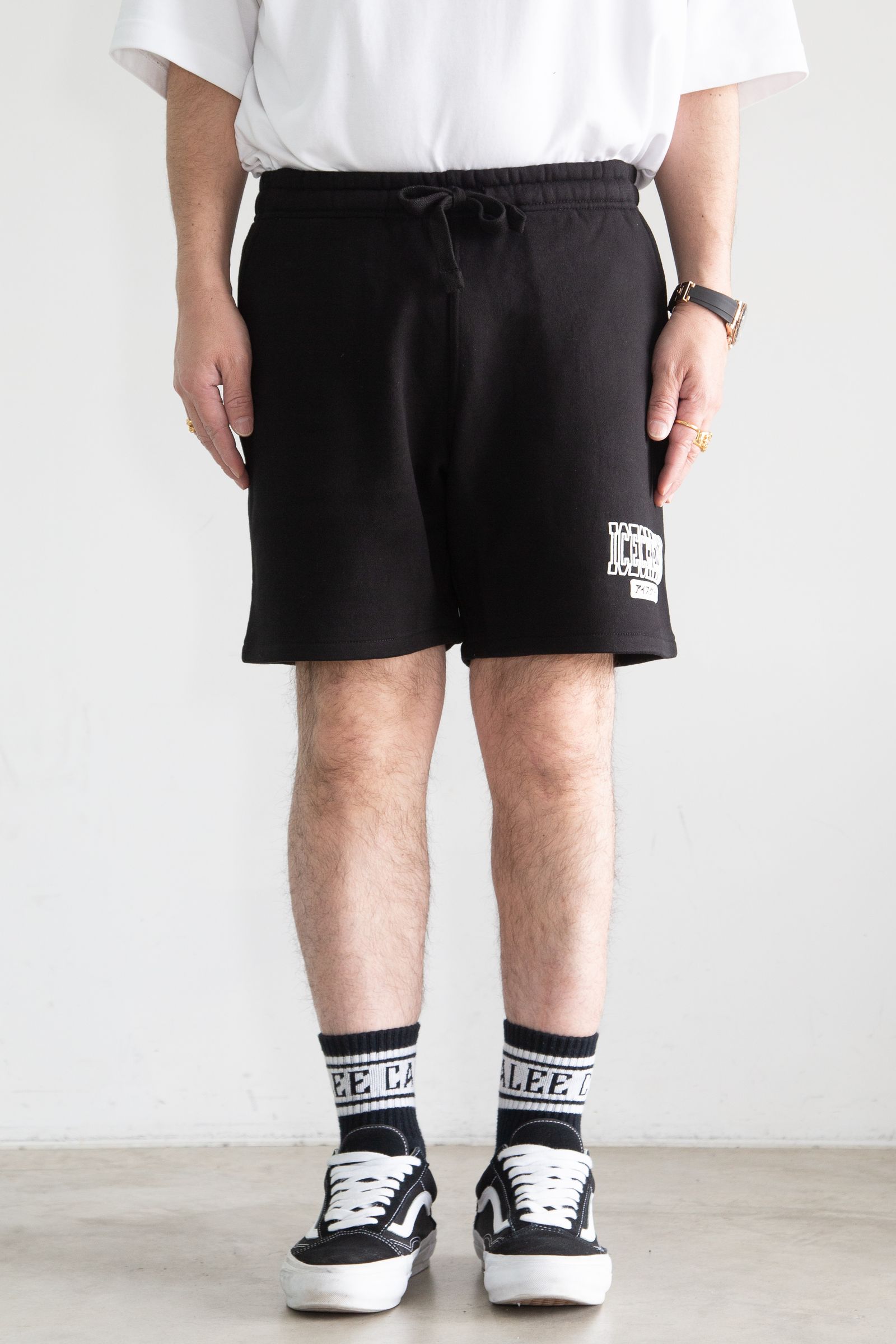 COLLEGE SWEATSHORTS / ブラック