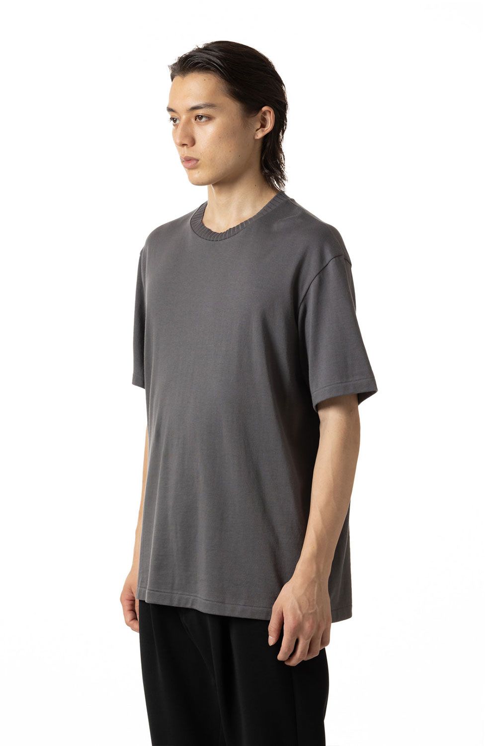 ハイウェットジャージー スリムフィットカットソーS/S / ダークグレー