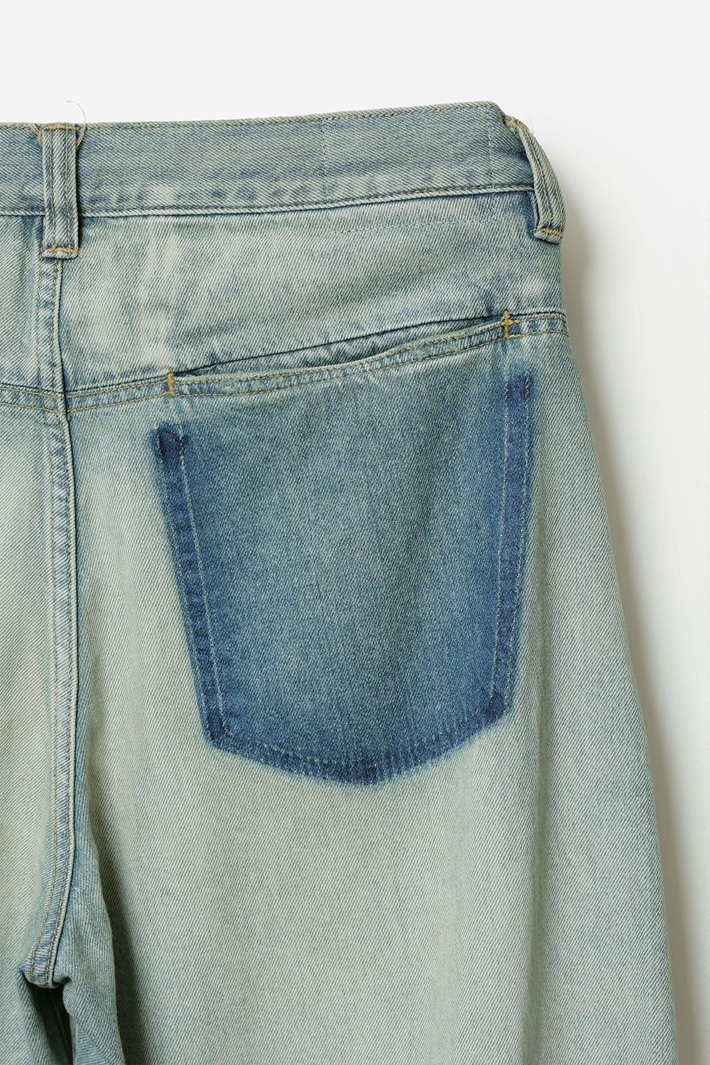 11オンスデニム ワイドジーンズ / ライトネイビー