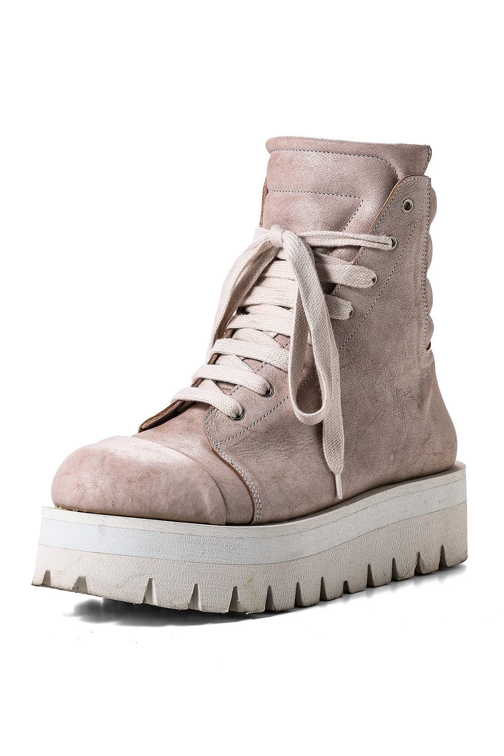 BOOTS / アッシュピンク×ホワイト