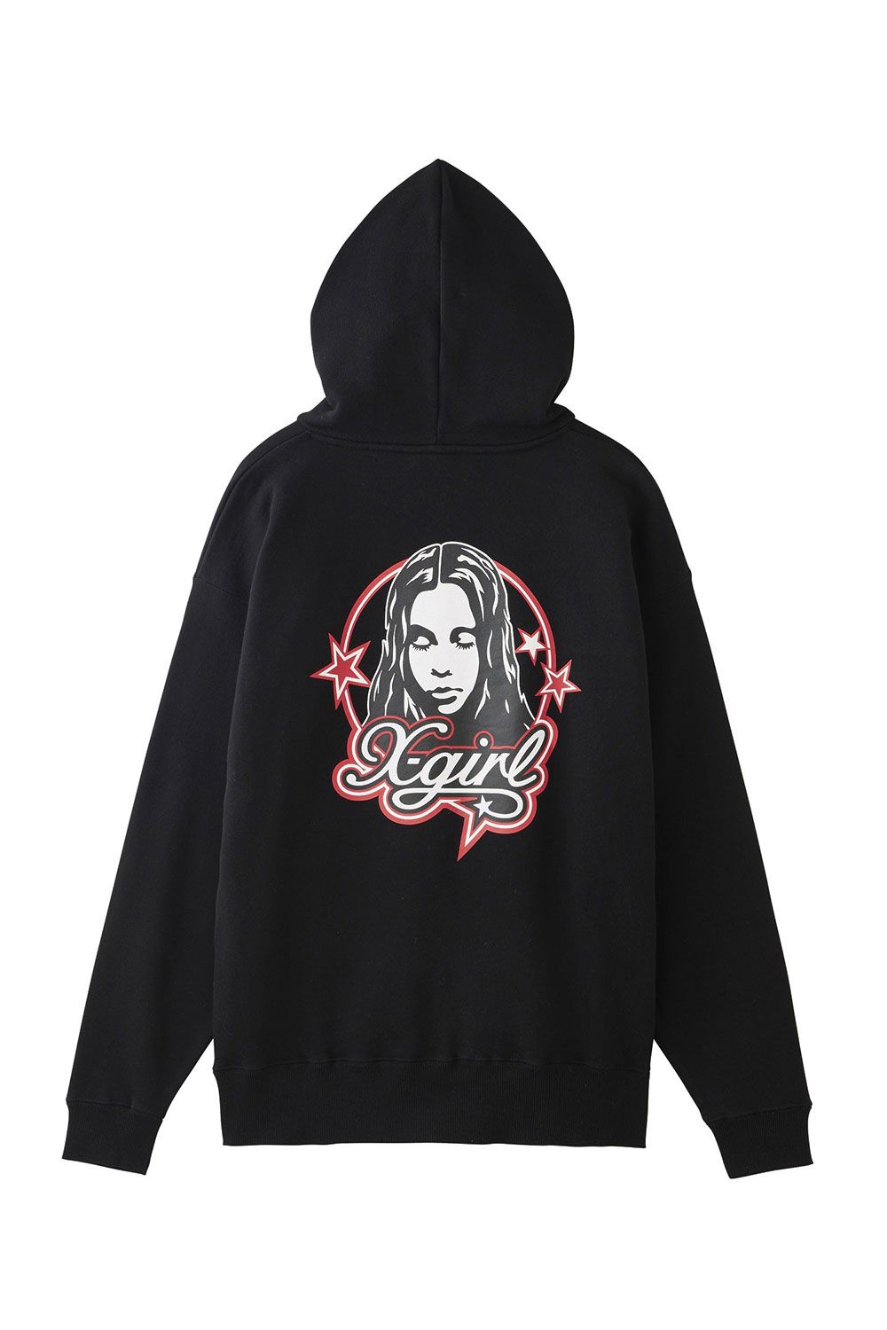 FACE AND STARS SWEAT HOODIE / ブラック