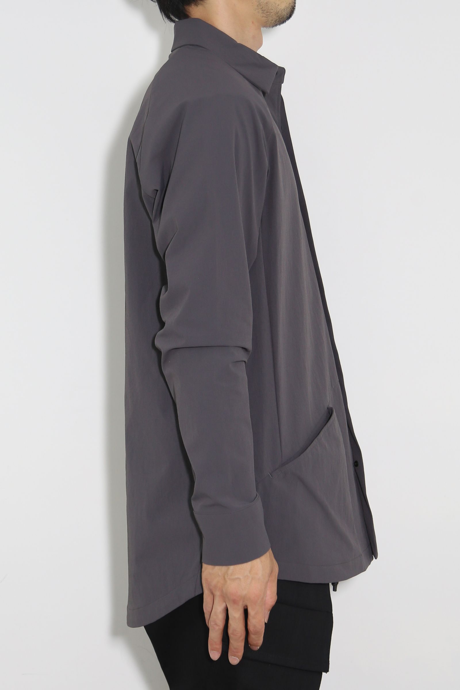 ANORAK JERSEY SHIRT / グレー