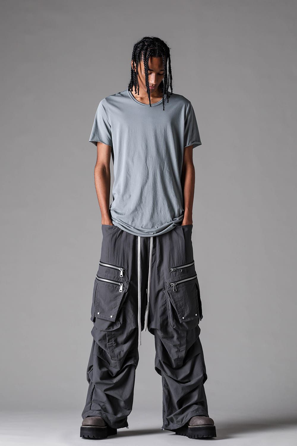 Cargo Tuck Wide Pants