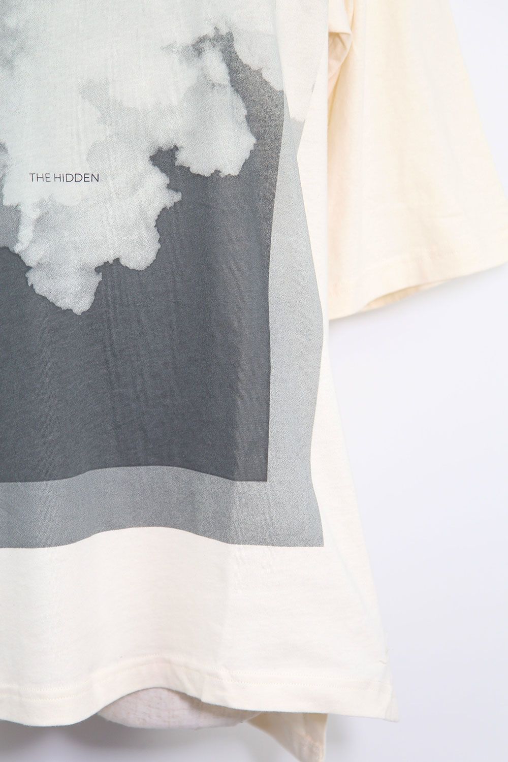 T-SHIRT 123-102 / リラックスフィットクルーネックTee / クリーム