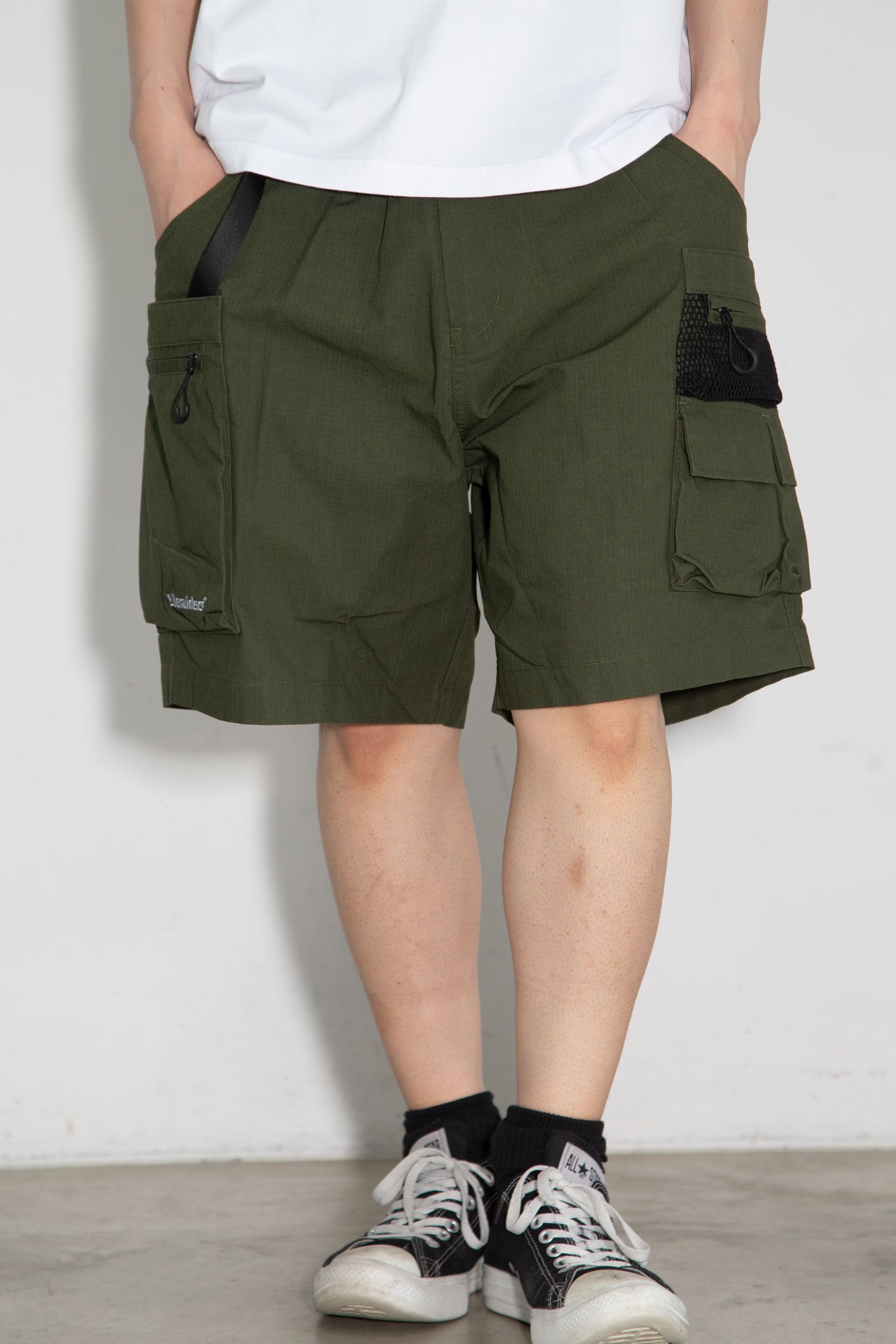 CORDURA RIP UTILITY SHORTS / オリーブ
