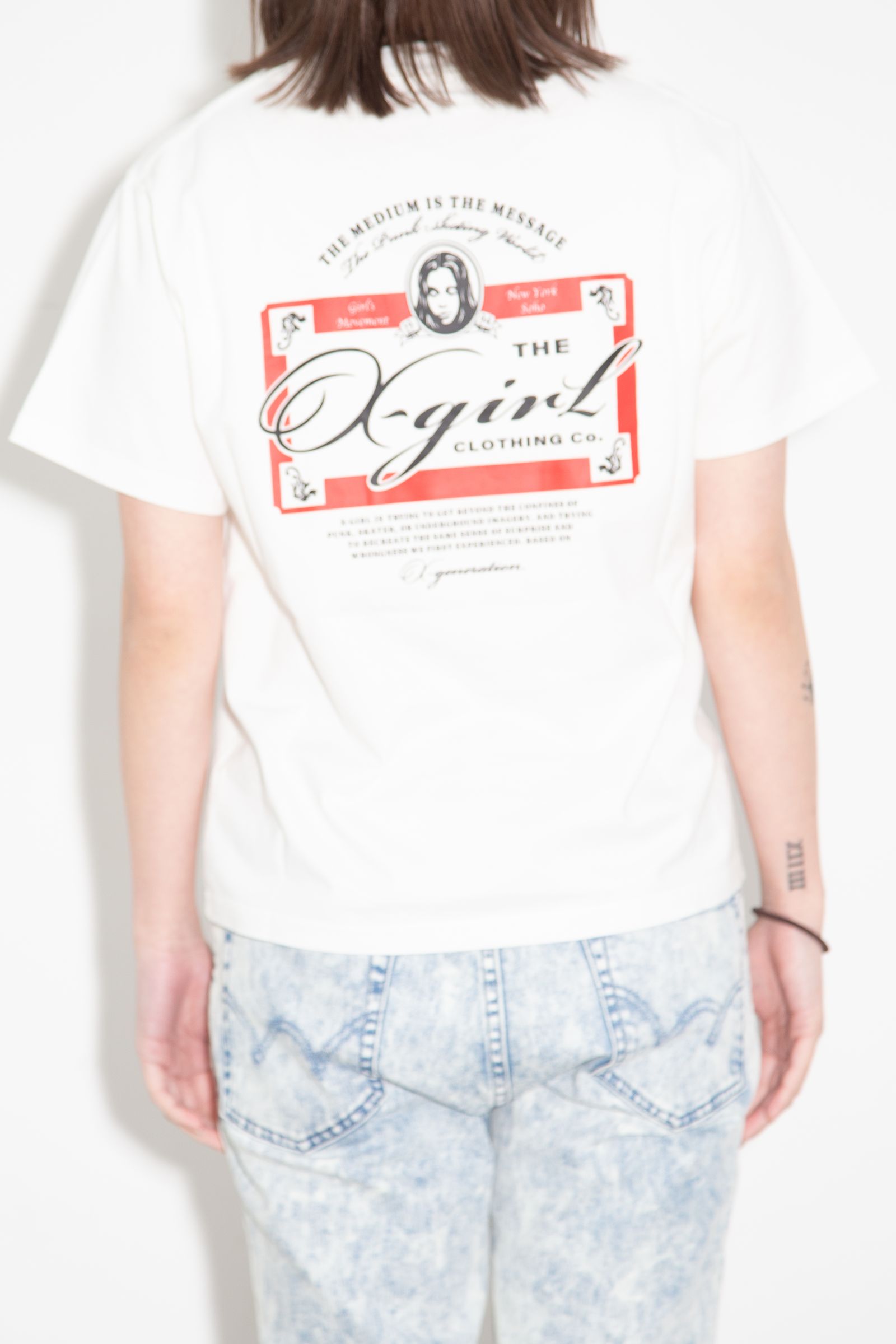 FACE RED LABEL S/S TEE / ホワイト