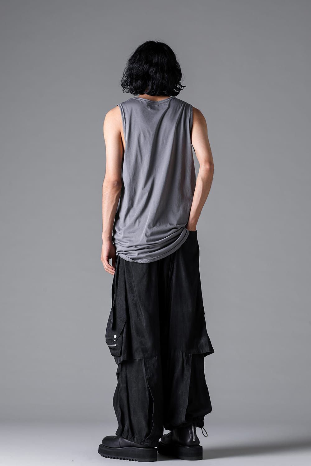 ロングタンクトップ / LONG TANK TOP / ストーン / ag-6083-3