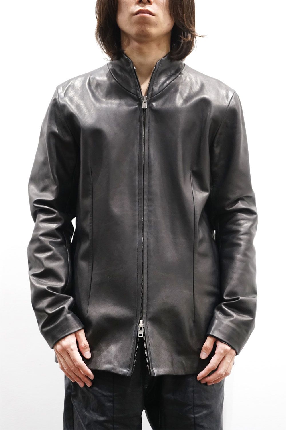 kujaku - leather zip-up jacket | Tempt