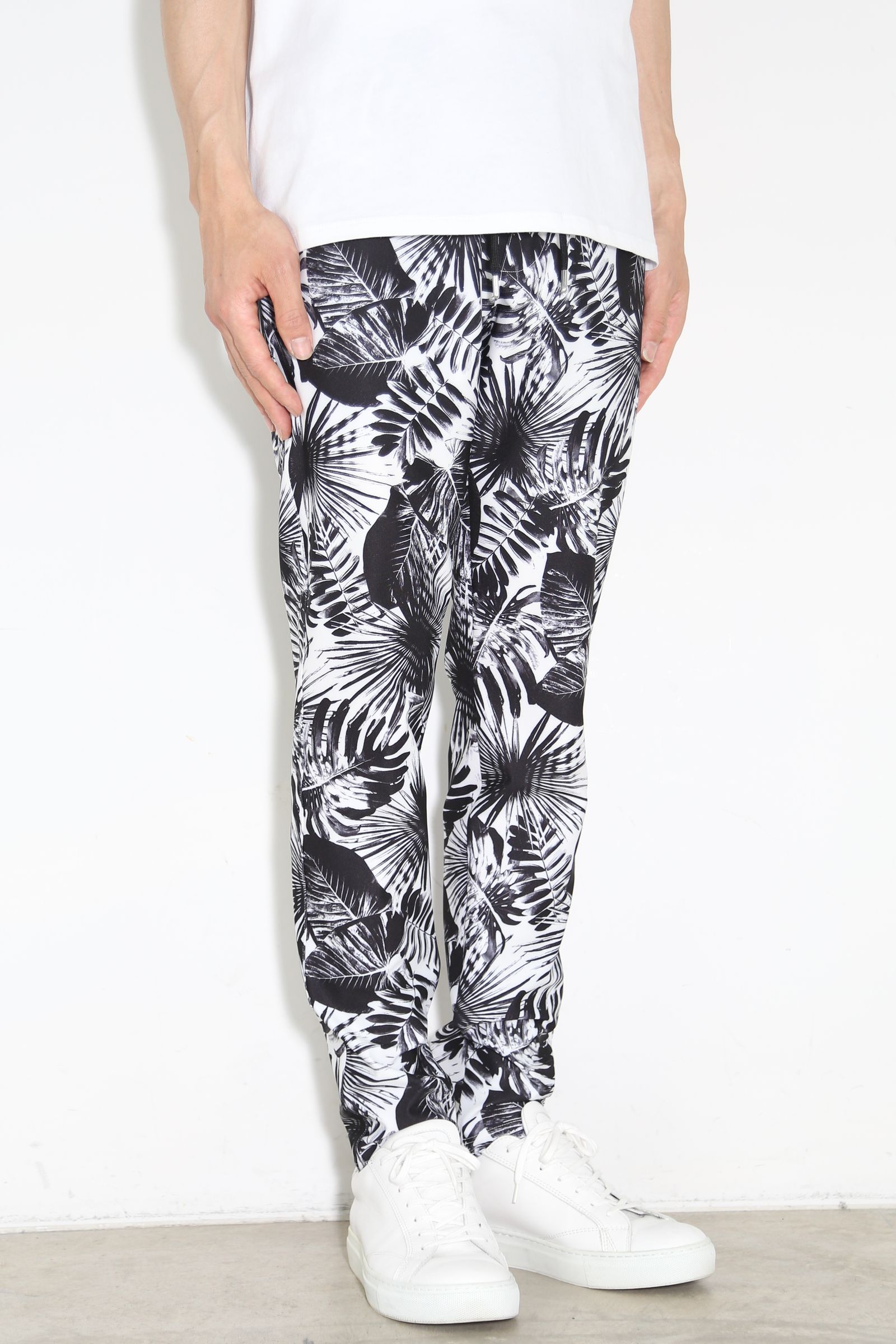 CHRIS EASY PANTS / リーフブラック