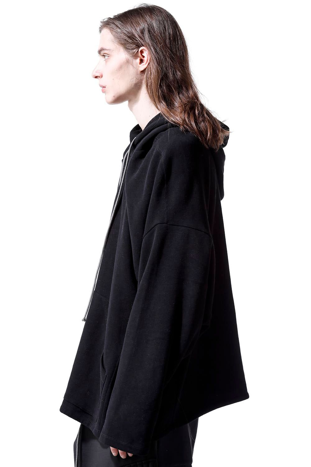 ドルマンフーディーニットプルオーバー / Dolman Hoodie Knit Pullover / ブラック
