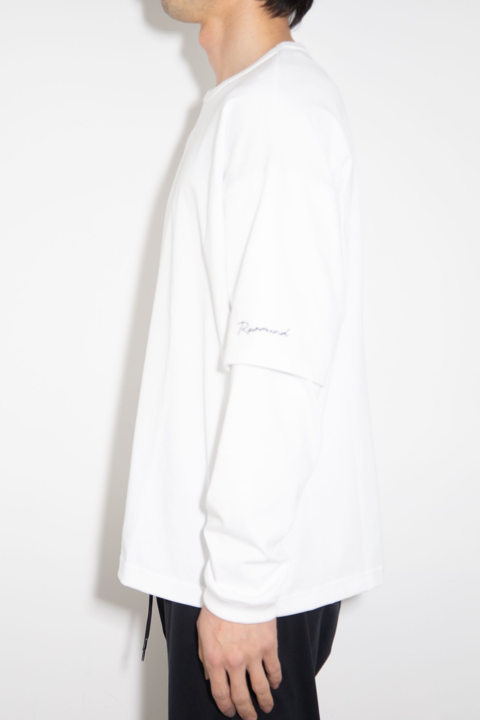 【人気継続商品】 fake layered longsleave / ホワイト