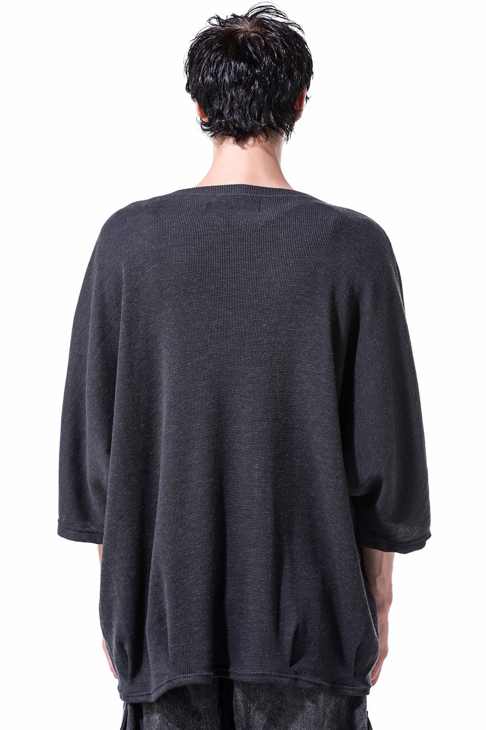 ワッフルドルマンTシャツ / Waffle Dolman Tee / ブラック