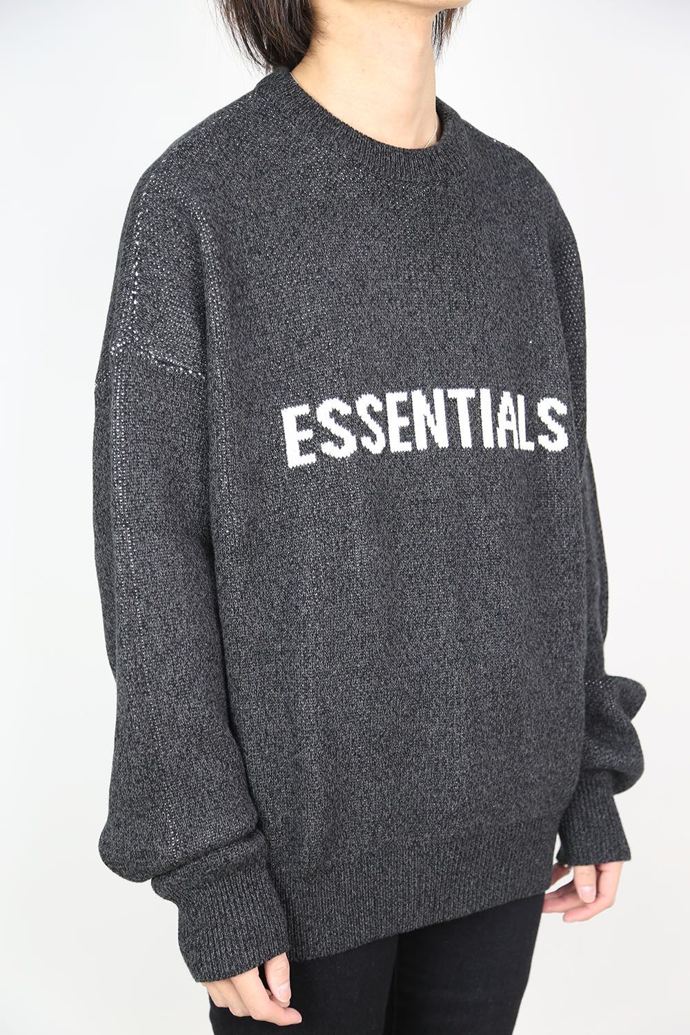 FOG ESSENTIALS - LOGO KNIT / クリーム | Tempt