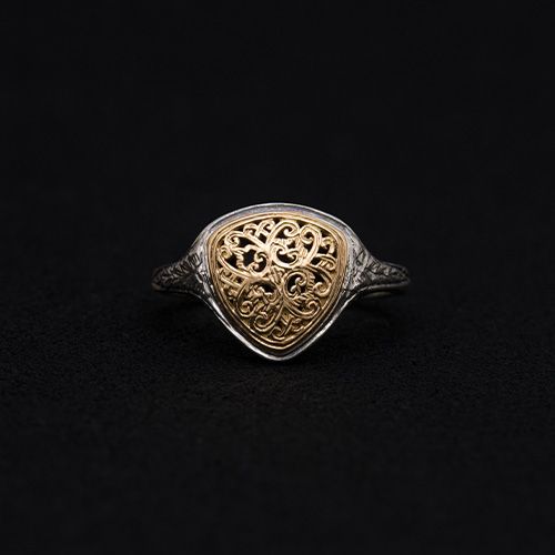 Mediterranean Triangle Pinky Ring / GR120