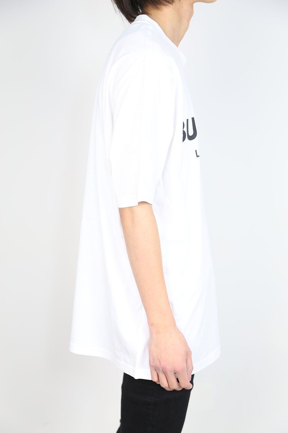 ロゴプリントコットンTシャツ / ホワイト - S