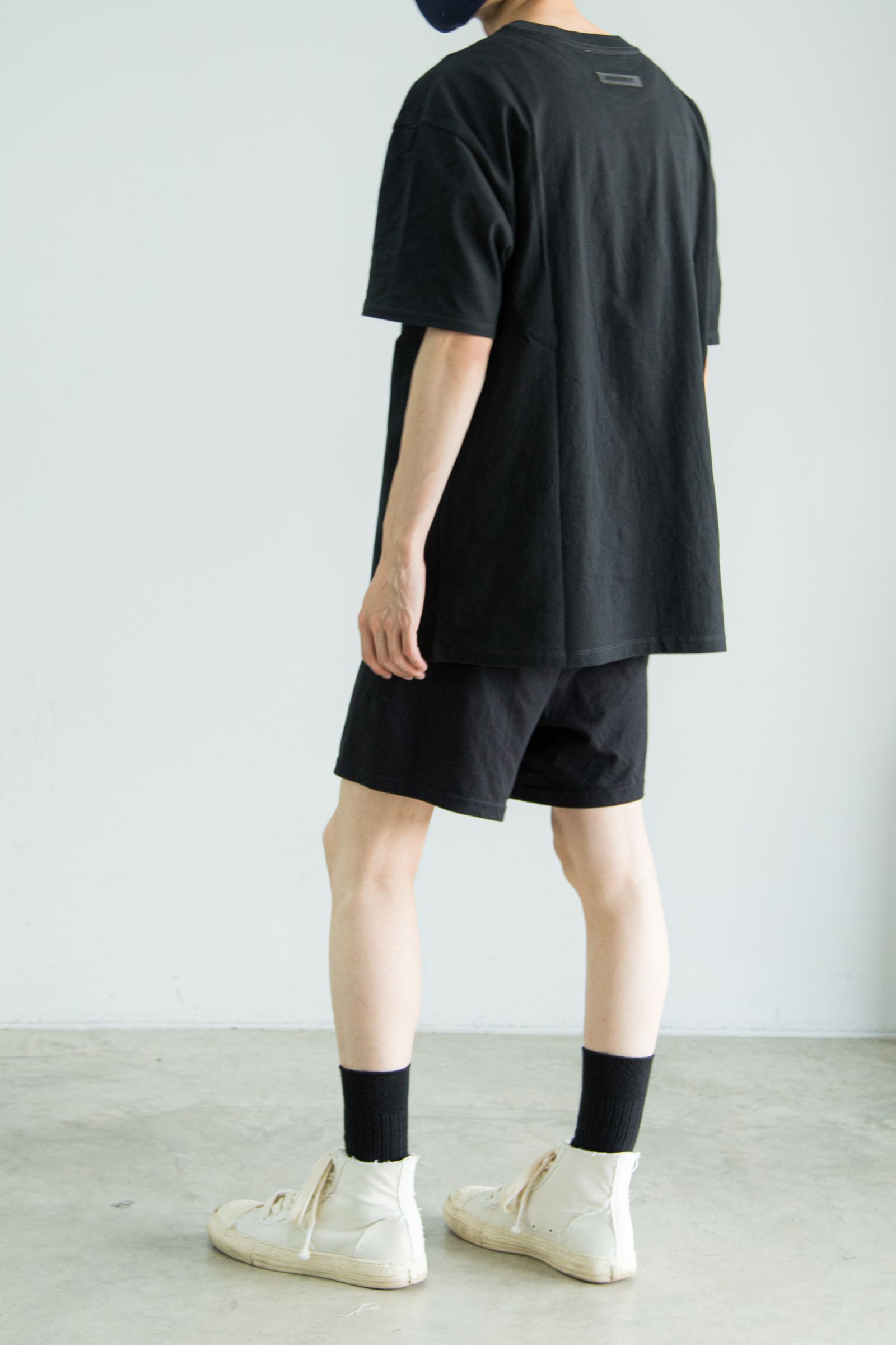 21FW ONE POINT S/S TEE / ブラック×ブラック